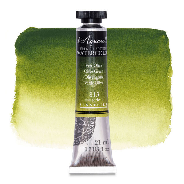 Artists' Watercolor, Olive Green, 21 ml.