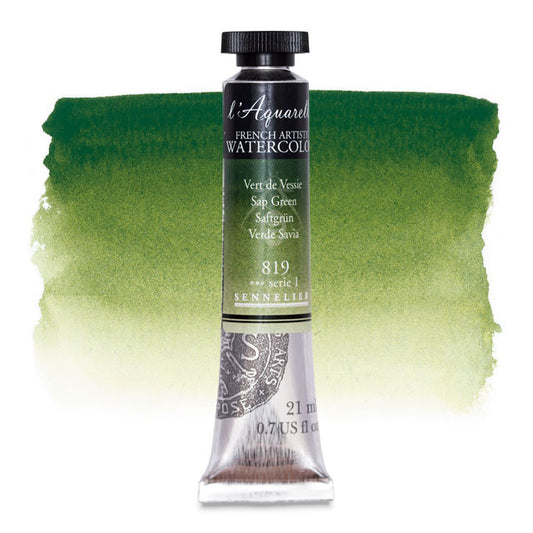 Artists' Watercolor, Sap Green, 21 ml.