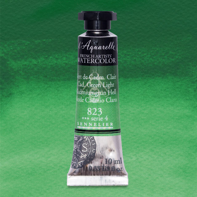 Artists' Watercolor, Cadmium Green Light, 10 ml.