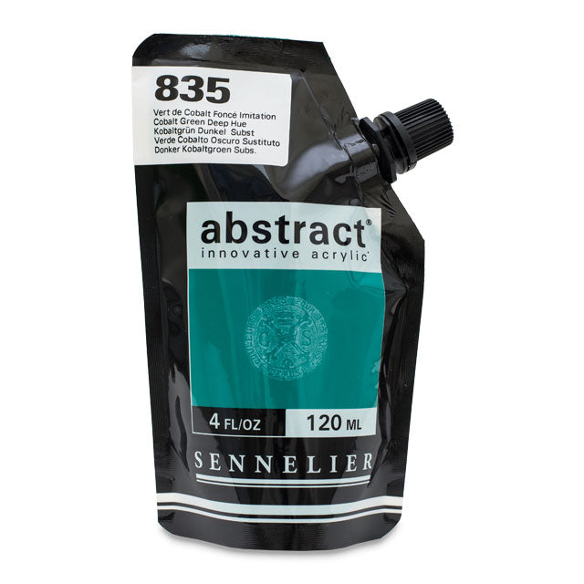 Abstract Acrylic, Cobalt Green Deep Hue, 120 ml.