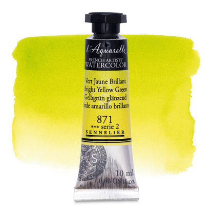 Artists' Watercolor, Bright Yellow Green, 10 ml.