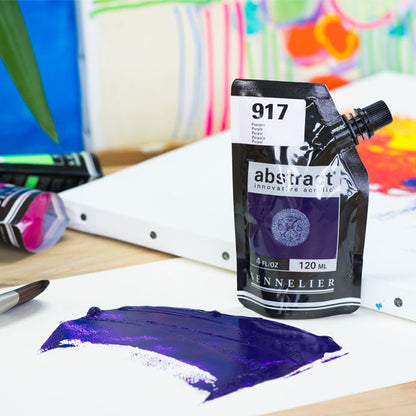 Sennelier Abstract Acrylic - Purple, 120 ml