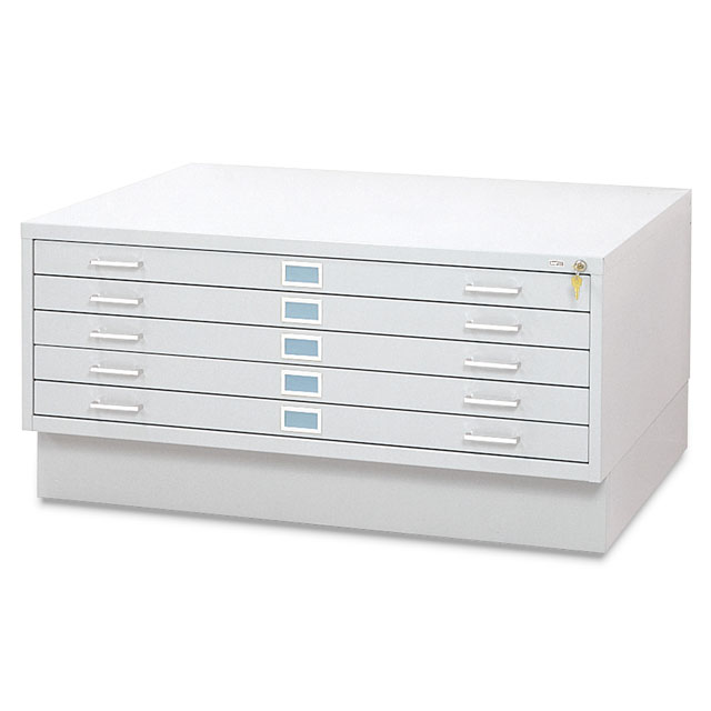 Flat File Unit and Base (Safco Lock Kit sold separately)