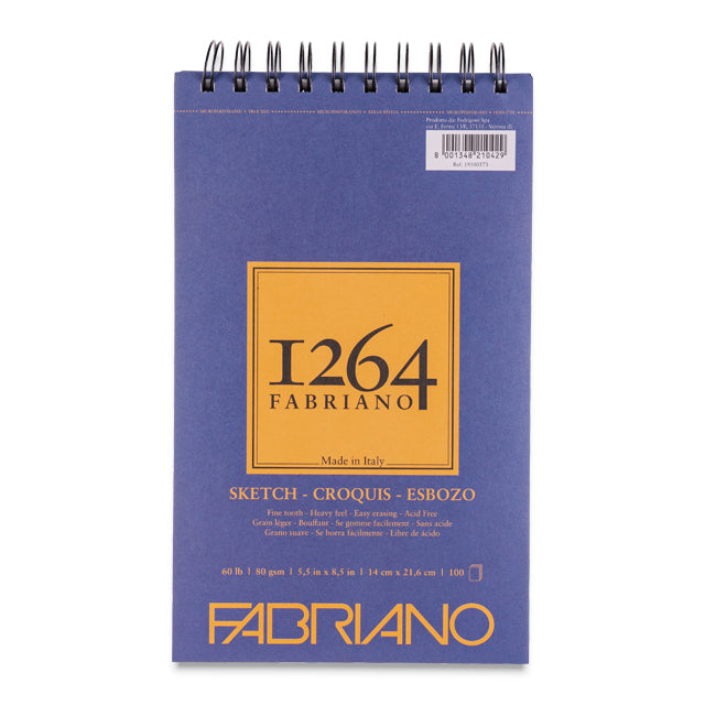 Fabriano 1264 Sketch Pad - 5-1/2" x 8-1/2"