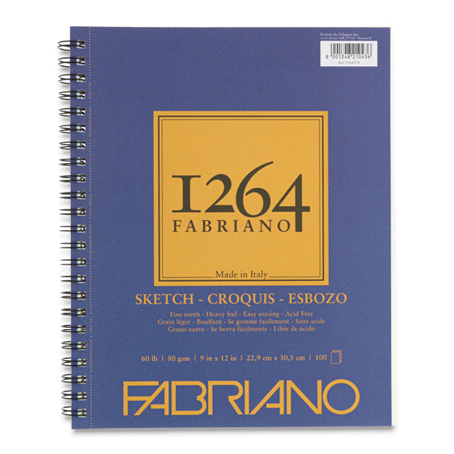 Fabriano 1264 Sketch Pad - 9" x 12"