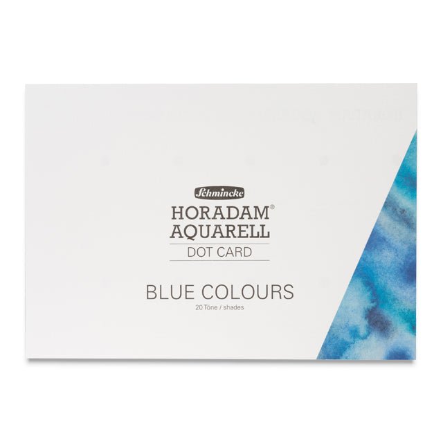 Horadam Aquarell Watercolor - Limited Edition Blue 20-Color Dot Card