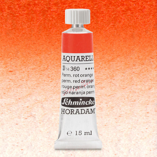 Permanent Red Orange, 15 ml.