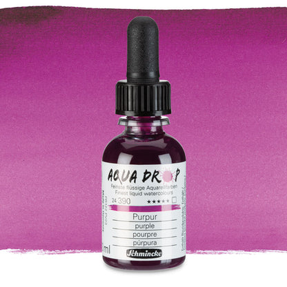 Schmincke Aqua Drop Liquid Watercolor - Purple, 30 ml