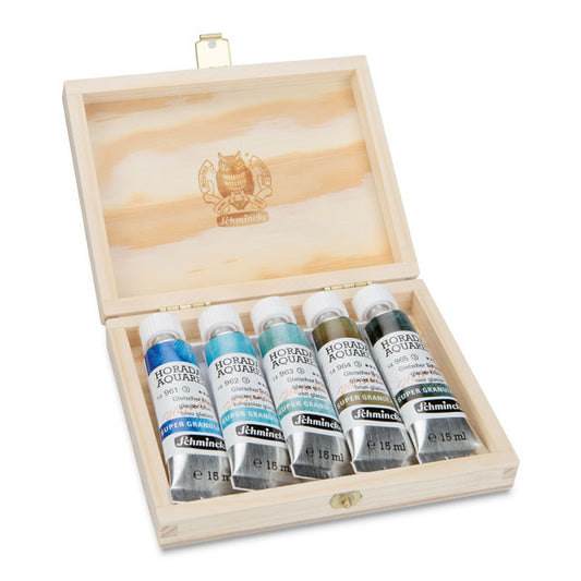 Schmincke Horadam Aquarell Watercolor - Super Granulating Glacier Set, 15 ml