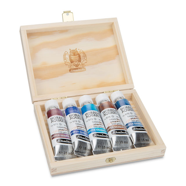 Schmincke Horadam Aquarell Watercolor - Super Granulating Galaxy Set, 15 ml