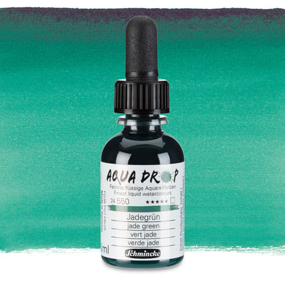 Schmincke Aqua Drop Liquid Watercolor - Emerald Green, 30 ml