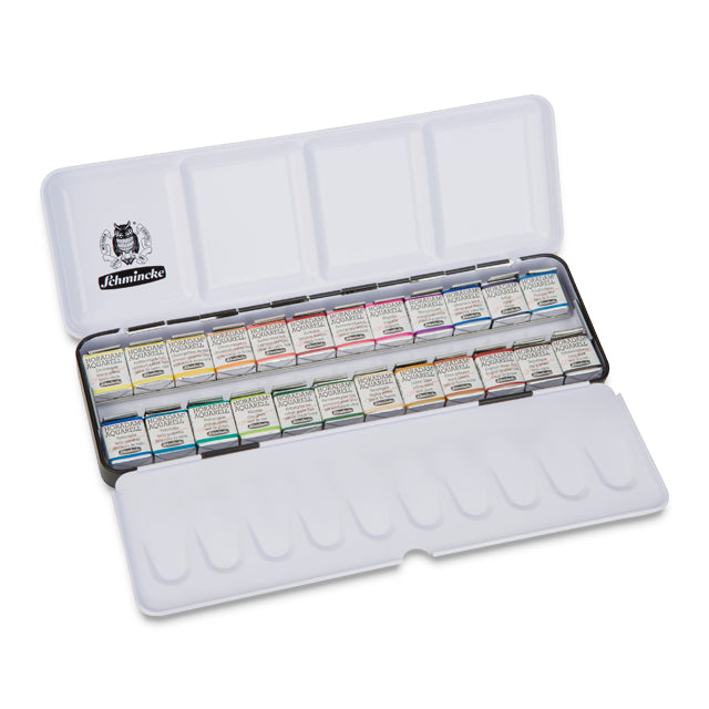 Artist Watercolor, Half-Pan Set, 24 Colors