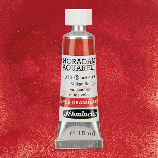 Schmincke Horadam Aquarell Watercolor - Volcano Red, 15 ml