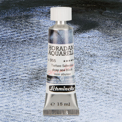 Schmincke Horadam Aquarell Watercolor - Deep Sea Black, 15 ml