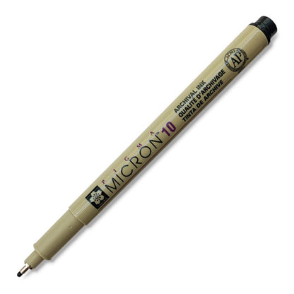 Pigma Micron Pen - Black, Size 10