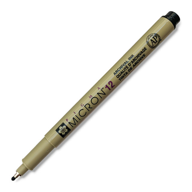 Pigma Micron Pen - Black, Size 12