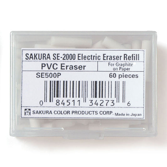 Eraser Refills for Pencil, Box of 60 