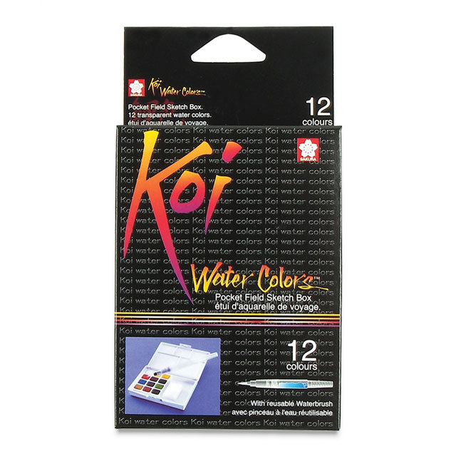 Koi Watercolor Pocket Field Sketch Box