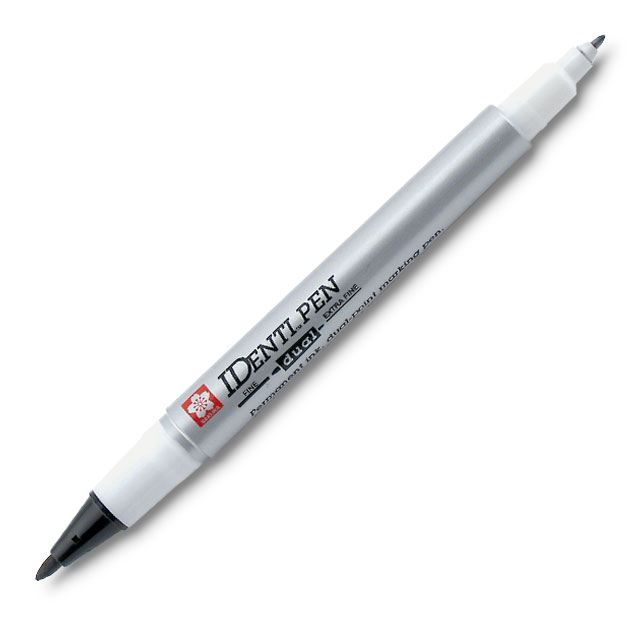 Identi-Pen Permanent Marker, Black