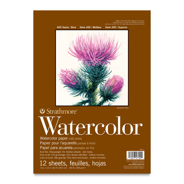 400 Series Watercolor Pad, 9" x 12"