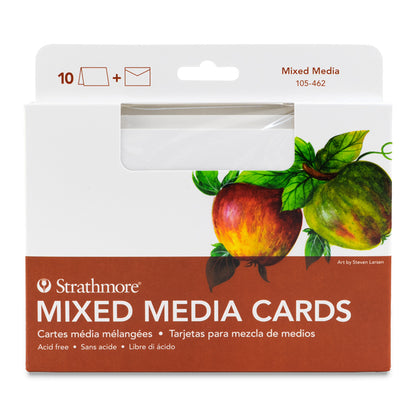 400 Series Mixed Media Cards, 5” x 7”, Box of 10