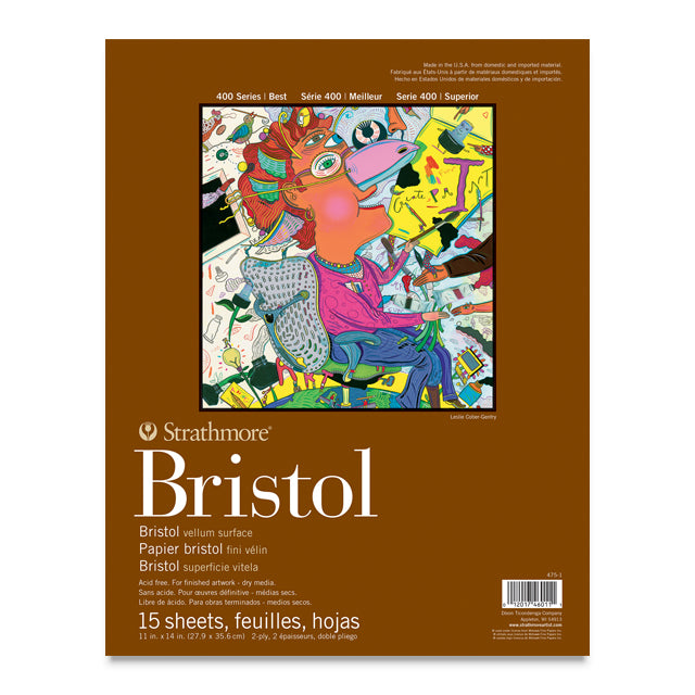 400 Series Bristol Pad - Vellum, 11" x 14"