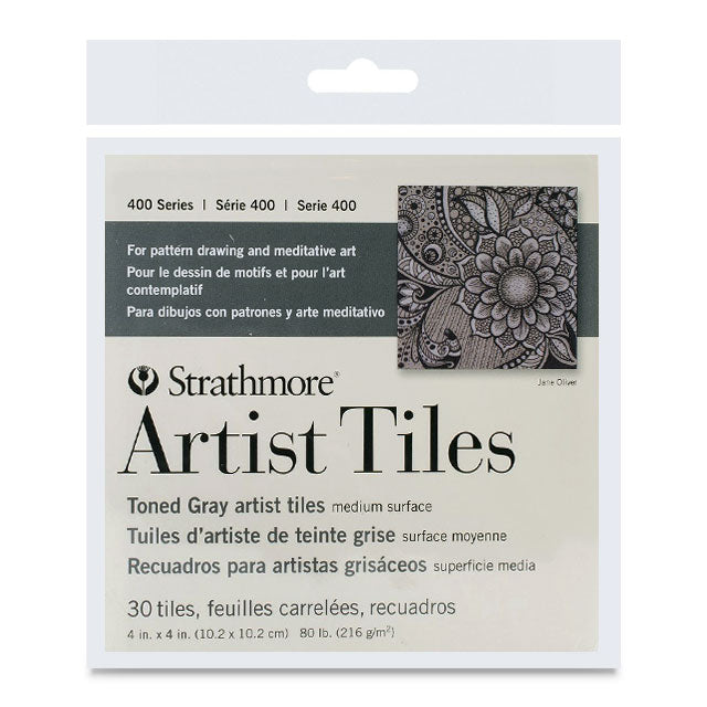 400 Series Toned Gray Artist Tiles