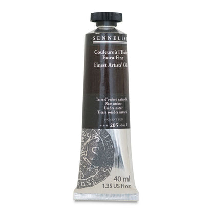 Sennelier Artists' Extra-Fine Oil, Raw Umber, 40 ml.