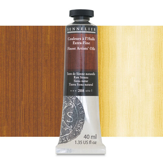 Sennelier Artists' Extra-Fine Oil, Raw Sienna, 40 ml.