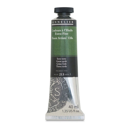 Sennelier Artists' Extra-Fine Oil, Green Earth, 40 ml.