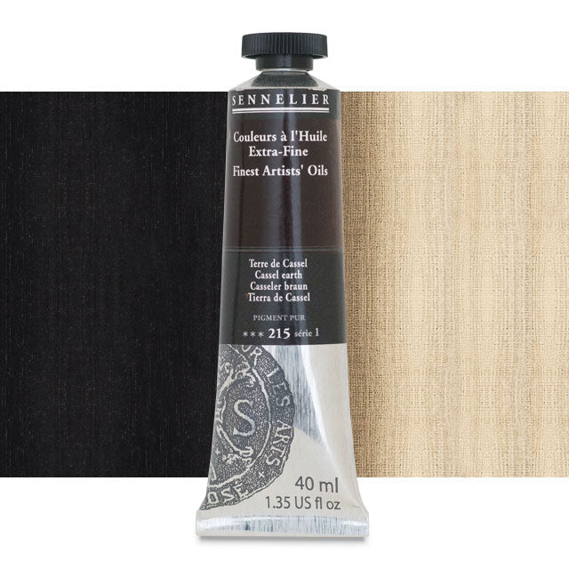 Sennelier Artists' Extra-Fine Oil, Cassel Earth 40 ml.