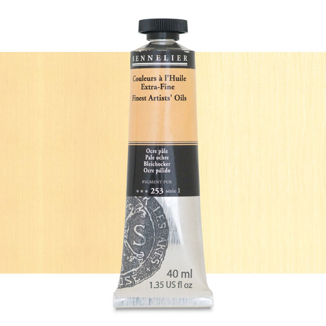 Sennelier Artists' Extra-Fine Oil, Pale Ochre, 40 ml.