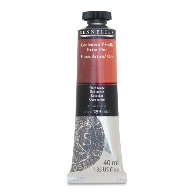 Sennelier Artists' Extra-Fine Oil, Red Ochre, 40 ml.