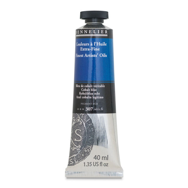 Sennelier Artists' Extra-Fine Oil, Cobalt Blue, 40 ml.