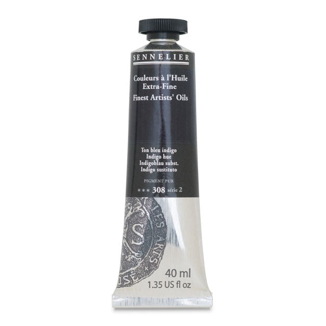 Sennelier Artists' Extra-Fine Oil, Indigo Hue, 40 ml.