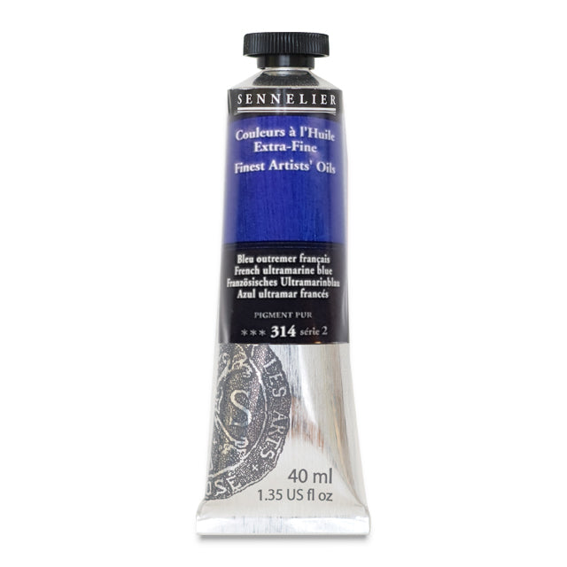 Sennelier Artists' Extra-Fine Oil - French Ultramarine Blue, 40 ml Tube