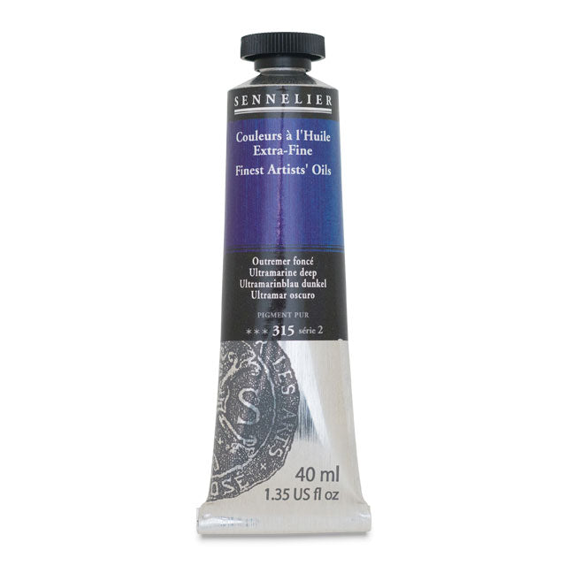 Sennelier Artists' Extra-Fine Oil, Ultramarine Deep, 40 ml.