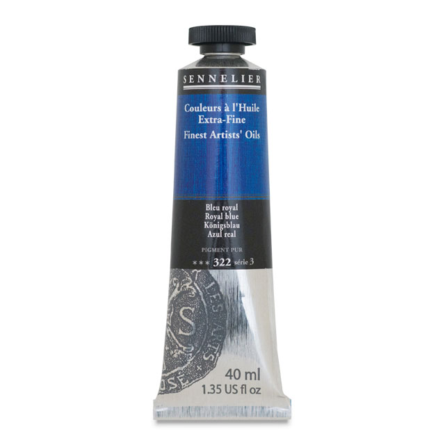 Sennelier Artists' Extra-Fine Oil, Royal Blue, 40 ml.