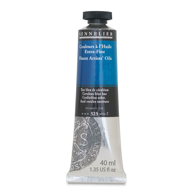 Sennelier Artists' Extra-Fine Oil, Cerulean Blue Hue, 40 ml.