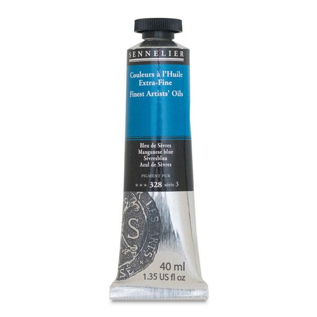 Sennelier Artists' Extra-Fine Oil, Manganese Blue, 40 ml.