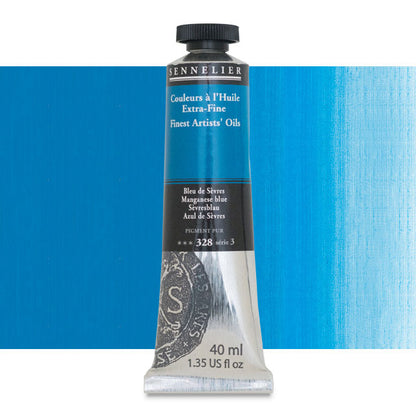 Sennelier Artists' Extra-Fine Oil, Manganese Blue, 40 ml.