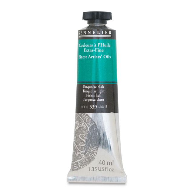 Sennelier Artists' Extra-Fine Oil, Turquoise Light, 40 ml.