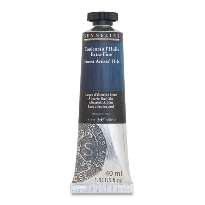 Sennelier Artists' Extra-Fine Oil, Alizarin Blue Lake, 40 ml.