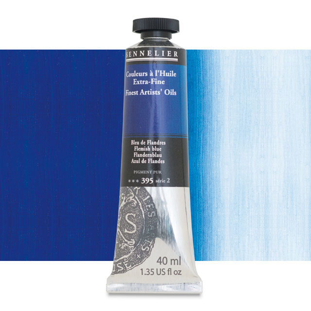 Sennelier Artists' Extra-Fine Oil, Flemish Blue, 40 ml.