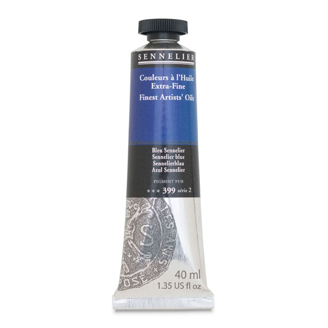 Sennelier Artists' Extra-Fine Oil, Sennelier Blue, 40 ml.