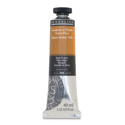 Sennelier Artists' Extra-Fine Oil, Mars Yellow, 40 ml.