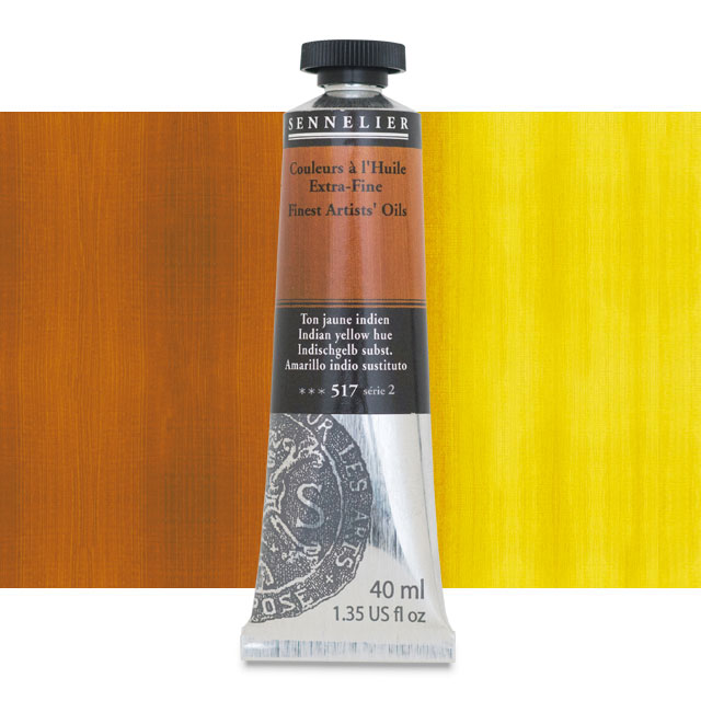 Sennelier Artists' Extra-Fine Oil, Indian Yellow Hue, 40 ml.