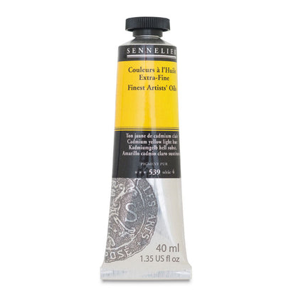 Sennelier Artists' Extra-Fine Oil, Cadmium Yellow Light Hue, 40 ml.