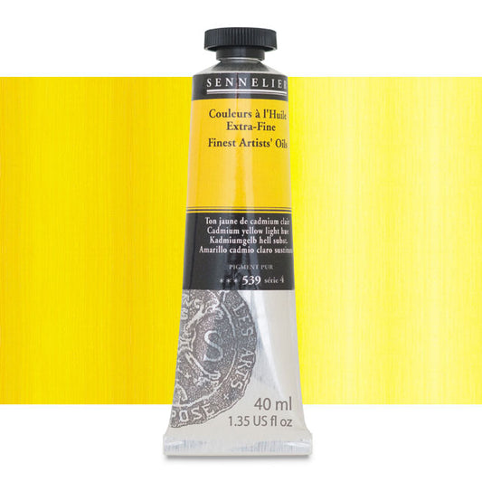 Sennelier Artists' Extra-Fine Oil, Cadmium Yellow Light Hue, 40 ml.