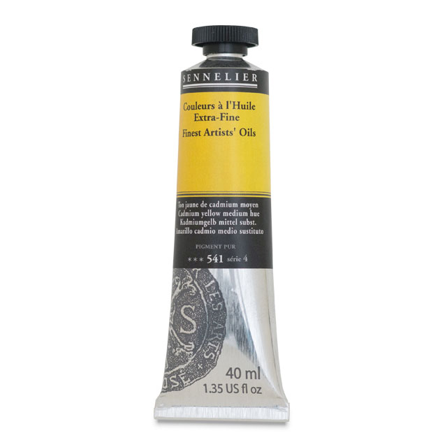 Sennelier Artists' Extra-Fine Oil, Cadmium Yellow Medium Hue, 40 ml.